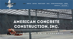 Desktop Screenshot of american-concreteinc.com